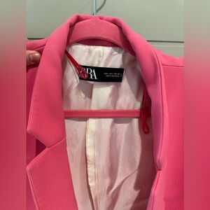 Zara Hot Pink Blazer Size Large